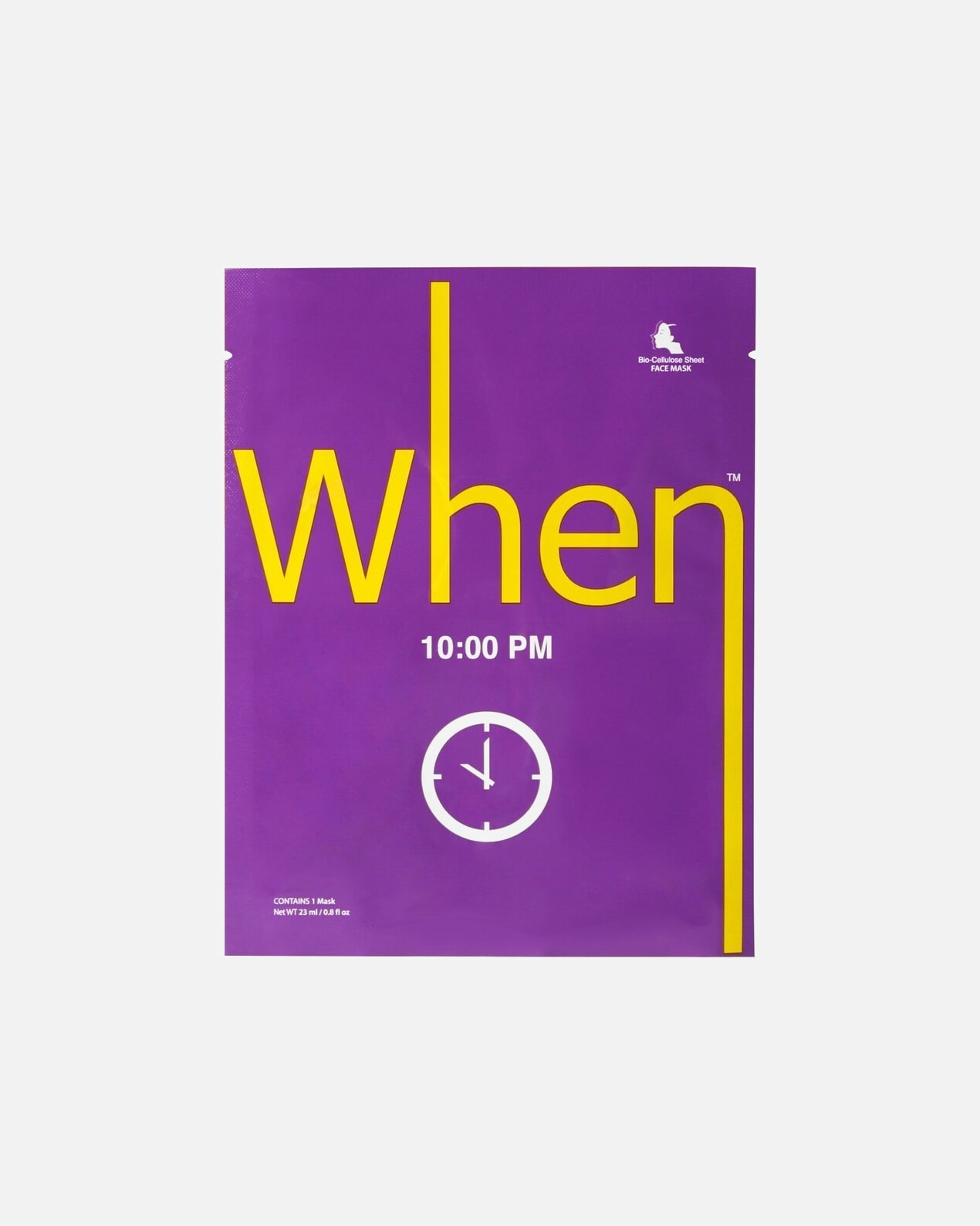 Увлажняющая маска для лица When, 1 шт
Увлажняющая маска для лица When, 1 шт