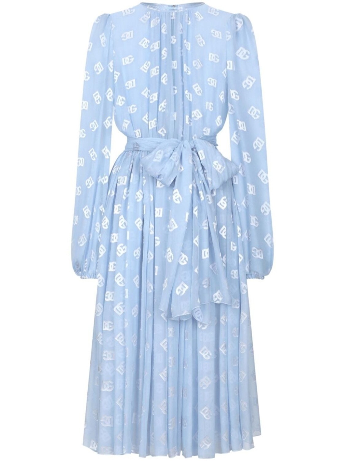 Dolce & Gabbana платье миди с монограммой, синий
Dolce & Gabbana платье миди с монограммой, синий