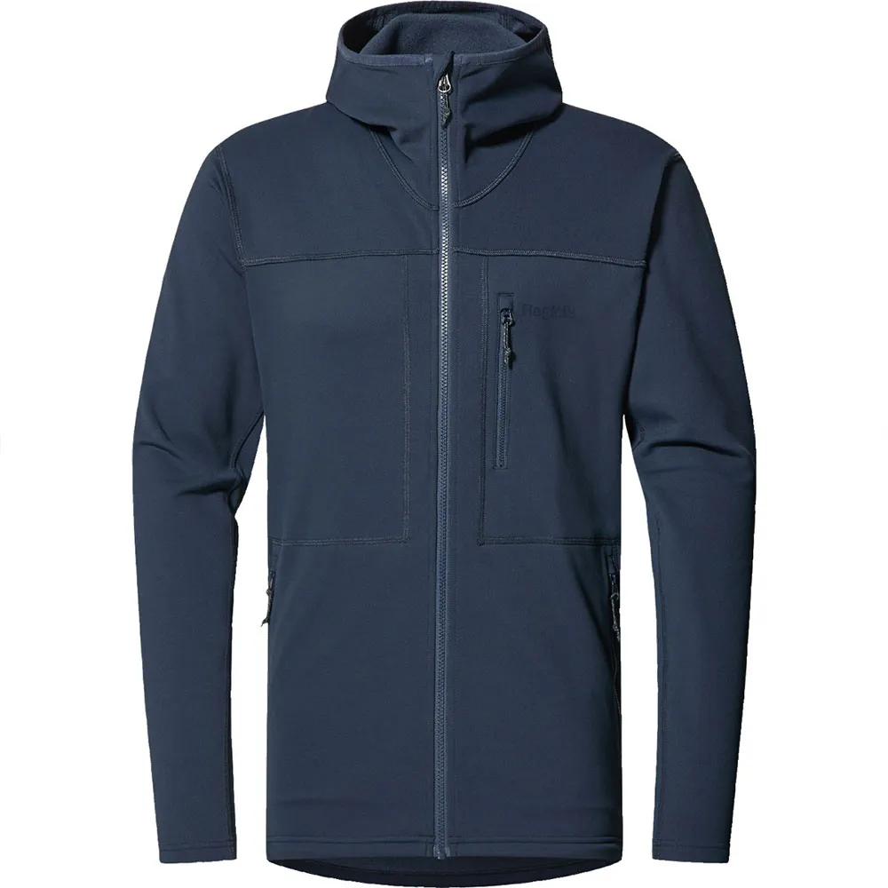 Флис Haglöfs Rosson Mid full zip, синий
Флис Haglöfs Rosson Mid full zip, синий