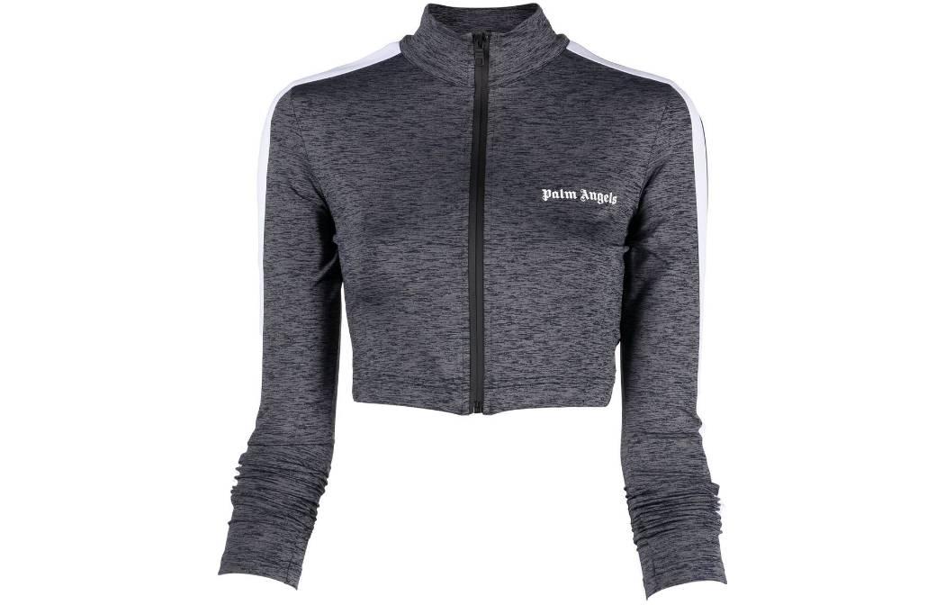 Тренировочный лонгслив 'Melange Grey' PALM ANGELS, серый 
Тренировочный лонгслив 'Melange Grey' PALM ANGELS, серый