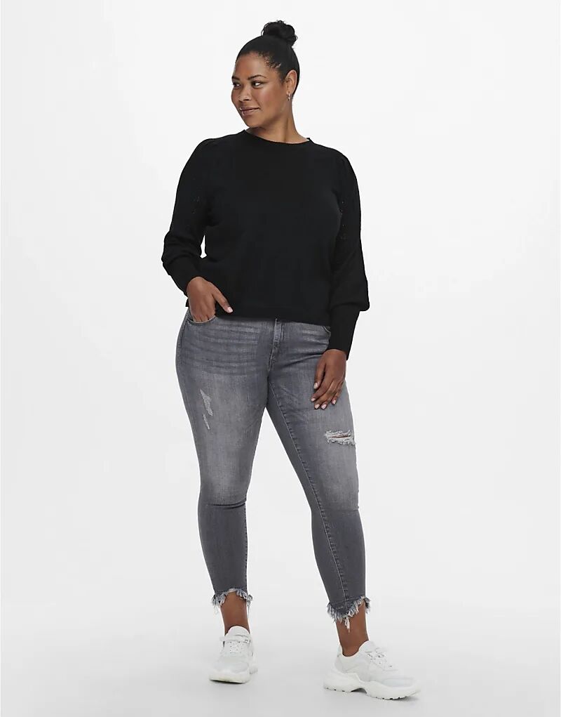 Вязаный пуловер ONLY Curve черного цвета
Вязаный пуловер ONLY Curve черного цвета