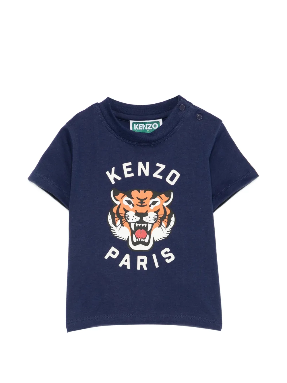 Футболка с изображением тигра Kenzo Kids, синий
Футболка с изображением тигра Kenzo Kids, синий