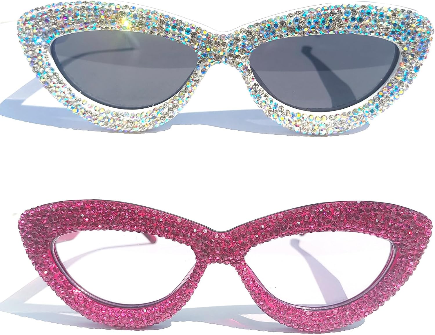 Солнцезащитные очки Willochra «Кошачий глаз» с блестящими кристаллами для женщин, солнцезащитные очки со стразами, сексуальные очки для вечеринки с бриллиантами и украшениями в виде губ, 2pcs-white&purple
Солнцезащитные очки Willochra «Кошачий глаз» с блестящими кристаллами для женщин, солнцезащитные очки со стразами, сексуальные очки для вечеринки с бриллиантами и украшениями в виде губ, 2pcs-white&purple