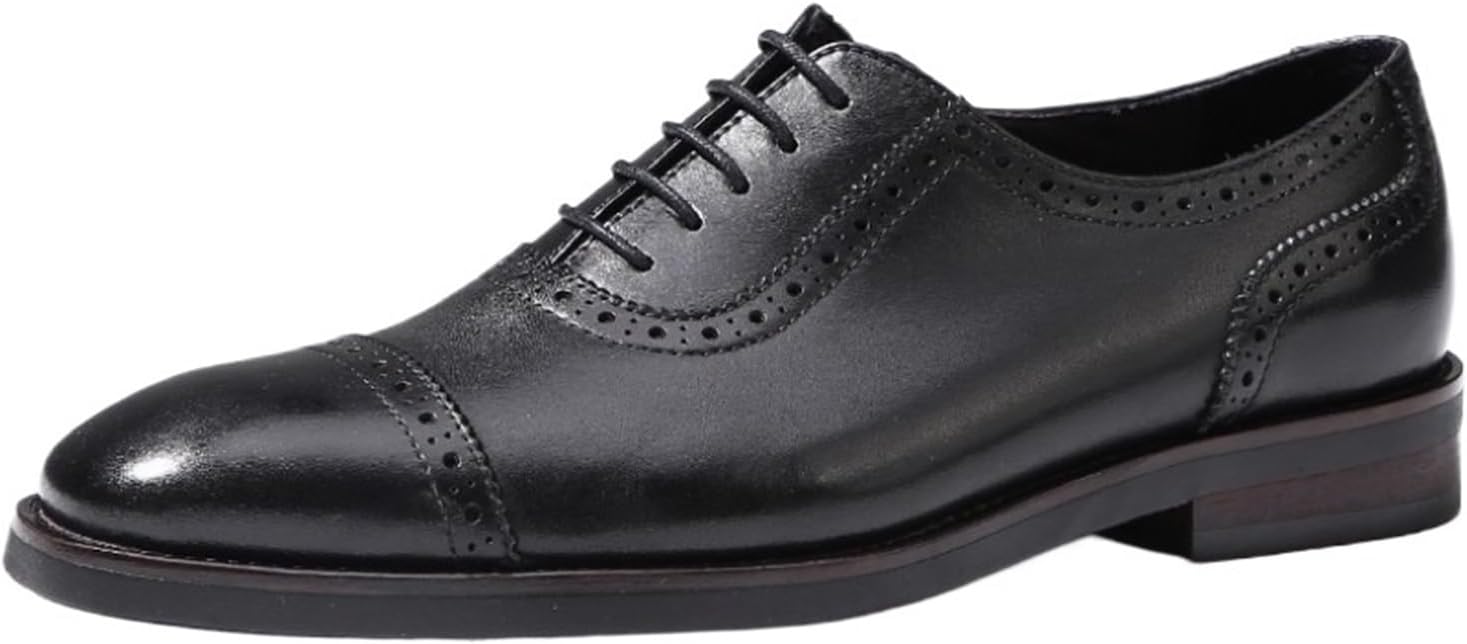 Мужские оксфорды с узором «вингтоп» с квадратным носком, ретро стиль, дышащие, удобные, кожаные дерби, шнуровка, бизнес-кэжуал Generic, черный
Мужские оксфорды с узором «вингтоп» с квадратным носком, ретро стиль, дышащие, удобные, кожаные дерби, шнуровка, бизнес-кэжуал Generic, черный