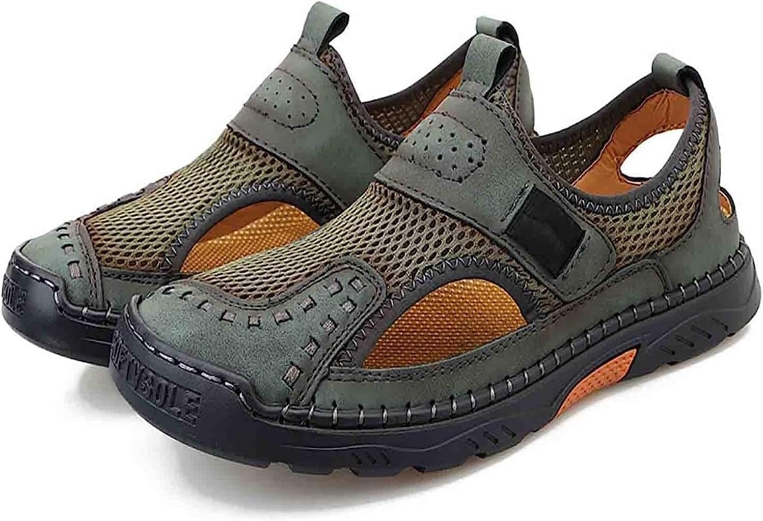 Мужские спортивные сандалии Летние повседневные спортивные сандалии с закрытым носком Кожаные спортивные сандалии Легкие Нескользящие сандалии для пересеченной местности Сандалии для бродения Generic, зеленый
Мужские спортивные сандалии Летние повседневные спортивные сандалии с закрытым носком Кожаные спортивные сандалии Легкие Нескользящие сандалии для пересеченной местности Сандалии для бродения Generic, зеленый