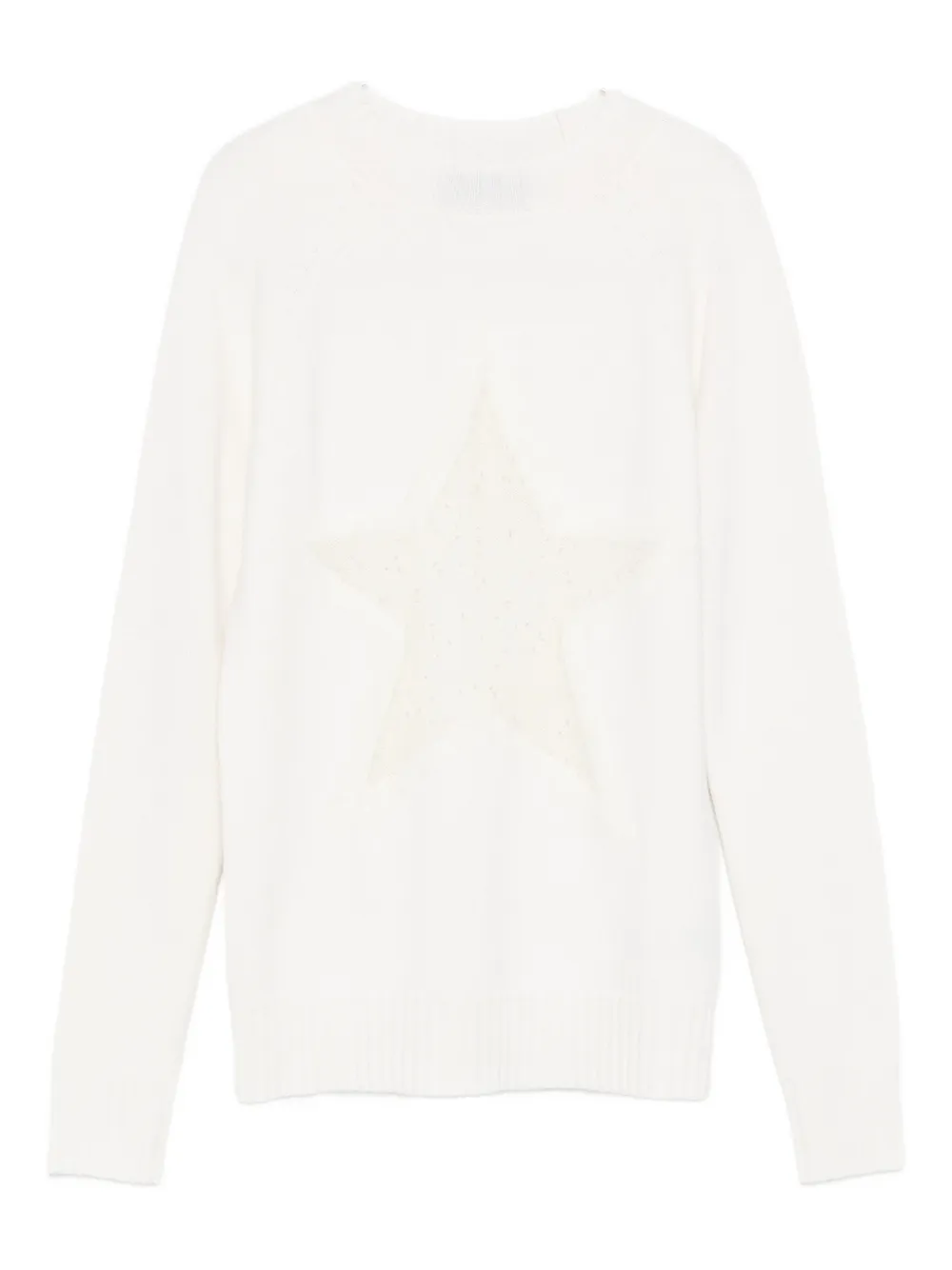 Свитер с отделкой в виде звезды Lorena Antoniazzi, белый
Свитер с отделкой в виде звезды Lorena Antoniazzi, белый