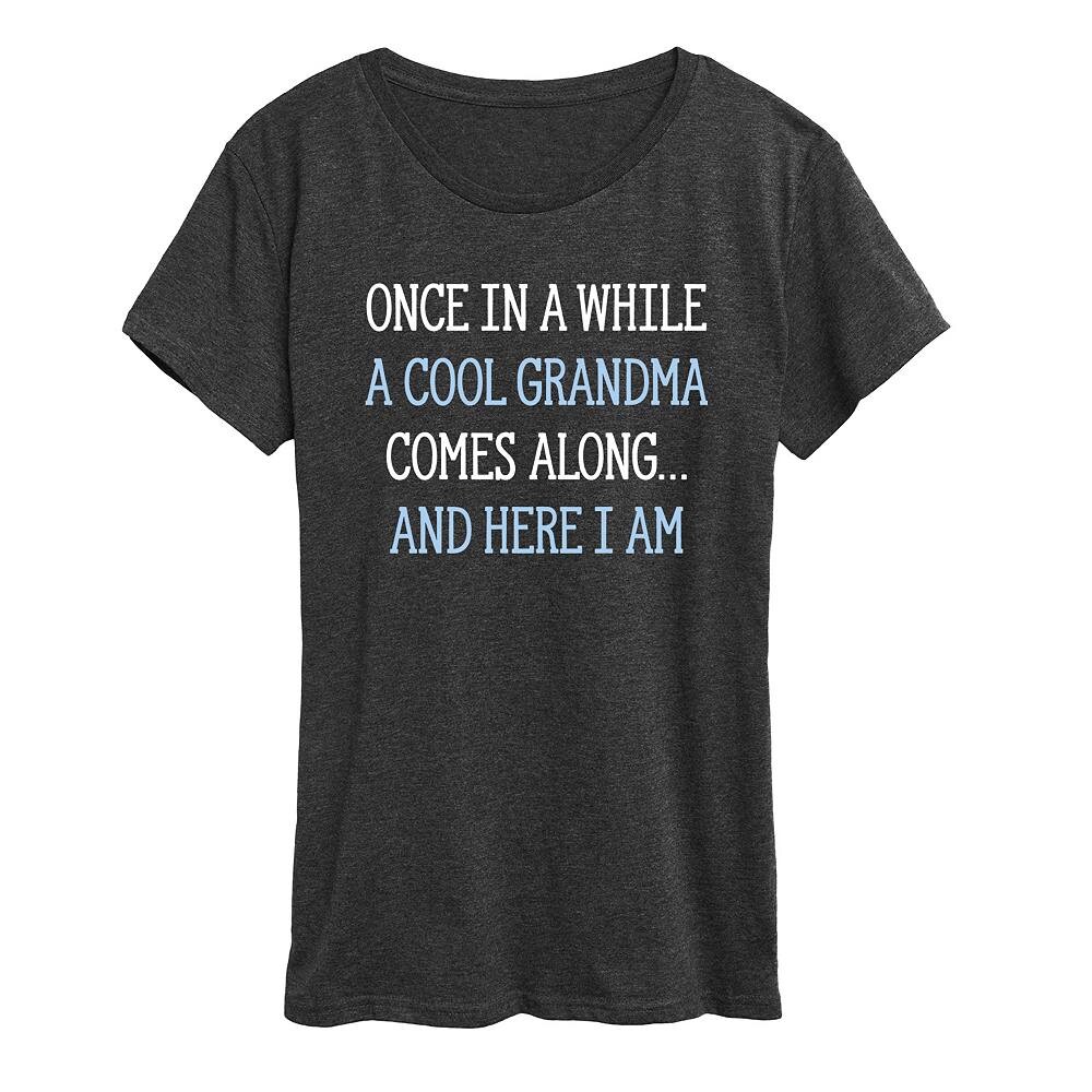 Женская футболка Cool Granma Here I Am с графическим рисунком Licensed Character, цвет Heather Charcoal
Женская футболка Cool Granma Here I Am с графическим рисунком Licensed Character, цвет Heather Charcoal