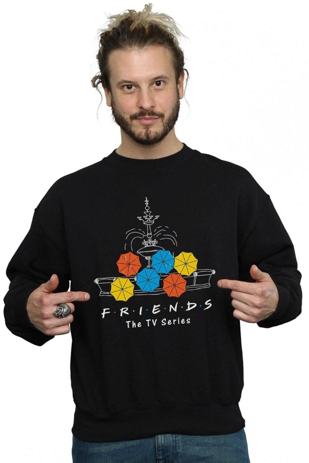 Толстовка с фонтаном и зонтиками Friends, черный
Толстовка с фонтаном и зонтиками Friends, черный