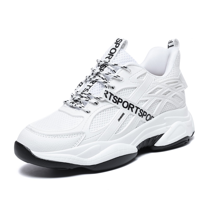 King Jinmai Мужские белые низкие массивные кроссовки, цвет White
King Jinmai Мужские белые низкие массивные кроссовки, цвет White