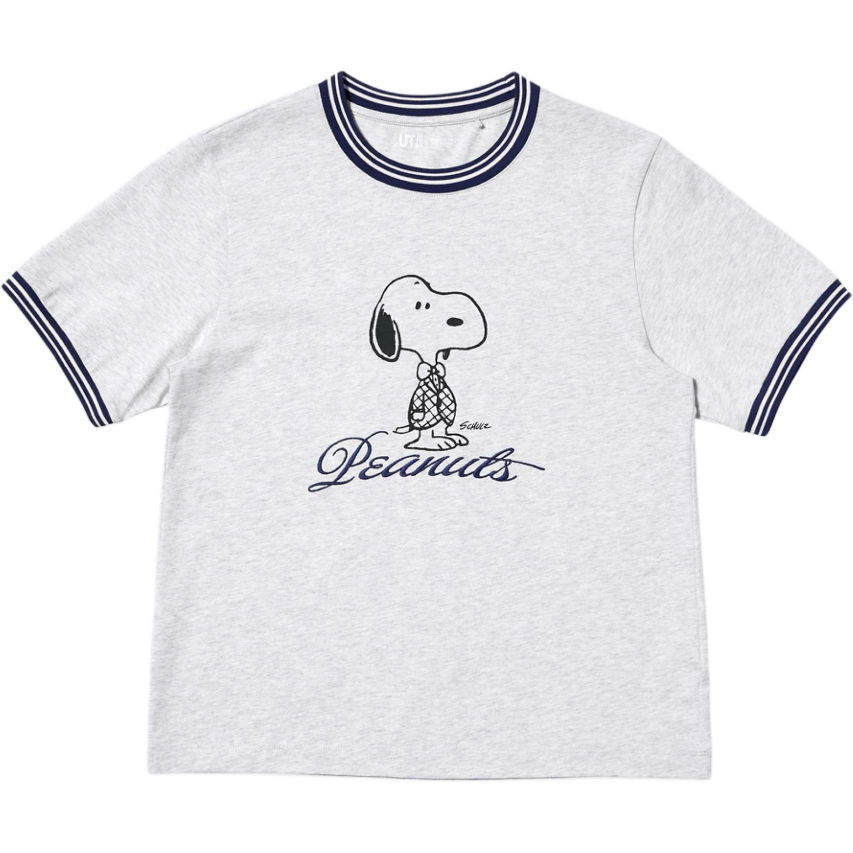 PEANUTS, футболка PEANUTS для женщин UNIQLO, серый
PEANUTS, футболка PEANUTS для женщин UNIQLO, серый