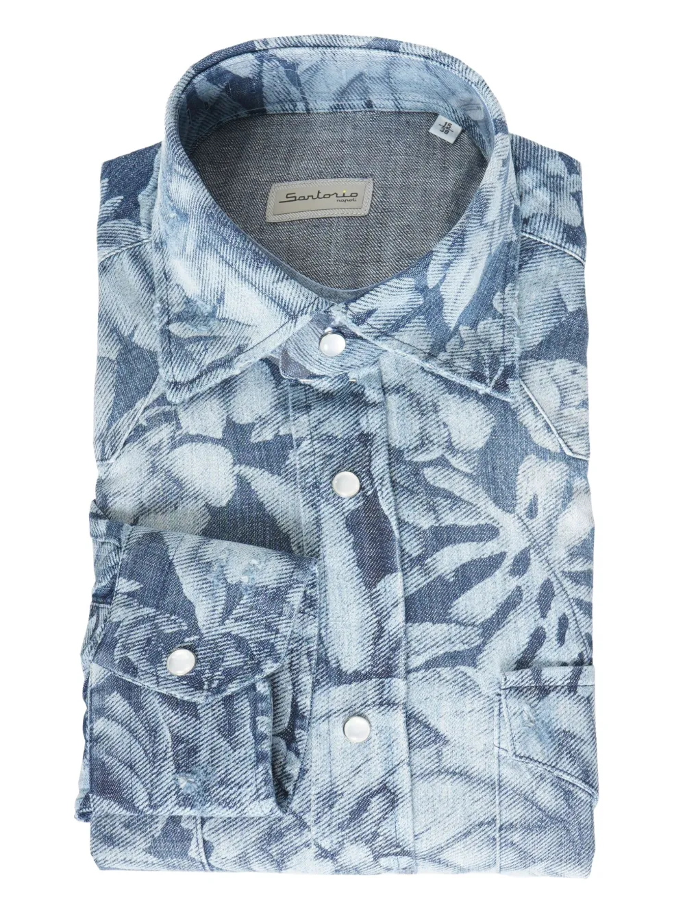 Джинсовая рубашка с цветочным принтом SARTORIO NAPOLI, синий
Джинсовая рубашка с цветочным принтом SARTORIO NAPOLI, синий