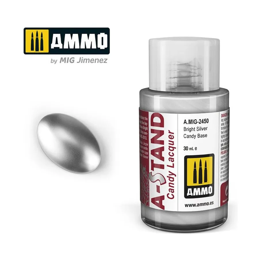 Яркая серебряная конфетная основа, A-Stand - Lacquer 
Яркая серебряная конфетная основа, A-Stand - Lacquer