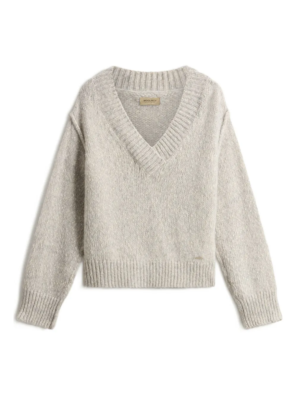 Свитер с V-образным вырезом WOOLRICH, серый
Свитер с V-образным вырезом WOOLRICH, серый
