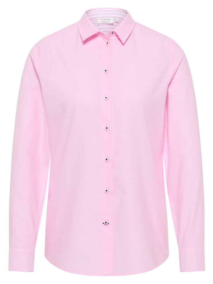 Блузка прямого кроя розового цвета Eterna
Блузка прямого кроя розового цвета Eterna