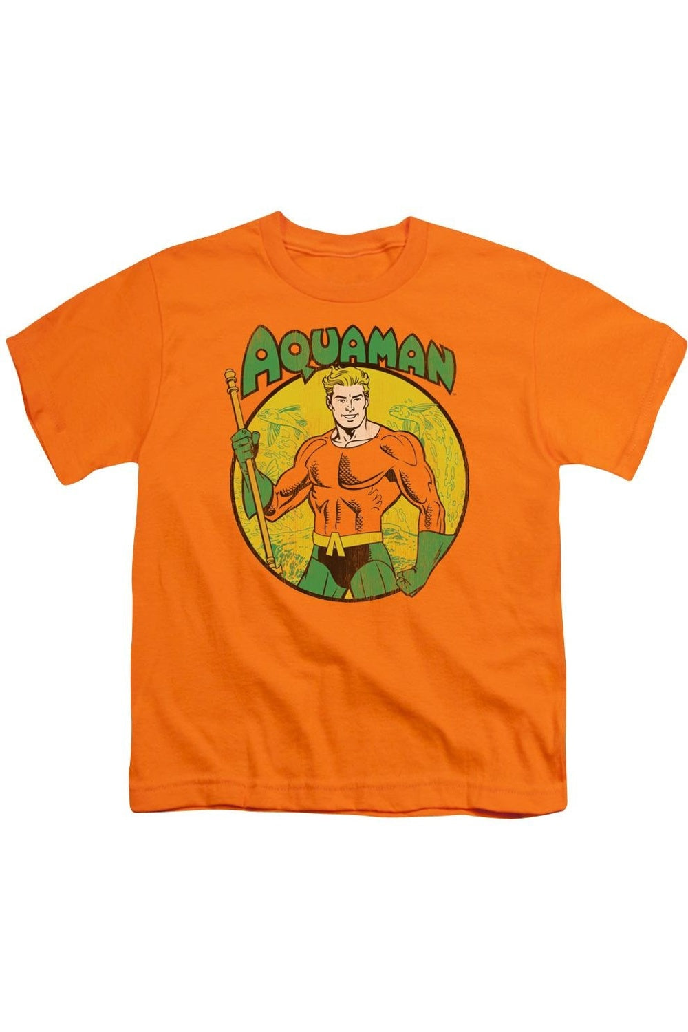 Футболка Aquaman DC Comics с коротким рукавом для детей Gildan, оранжевый
Футболка Aquaman DC Comics с коротким рукавом для детей Gildan, оранжевый