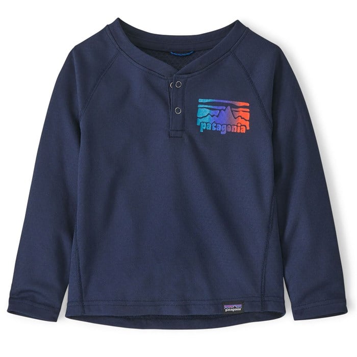 Capilene midweight henley - infants' Patagonia, Fitz Roy Rambler/New Navy
Capilene midweight henley - infants' Patagonia, Fitz Roy Rambler/New Navy