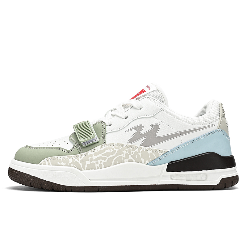 Binary Мужские легкие противоскользящие скейтерские кеды с защитой от истирания бело-зеленые, цвет White Green
Binary Мужские легкие противоскользящие скейтерские кеды с защитой от истирания бело-зеленые, цвет White Green