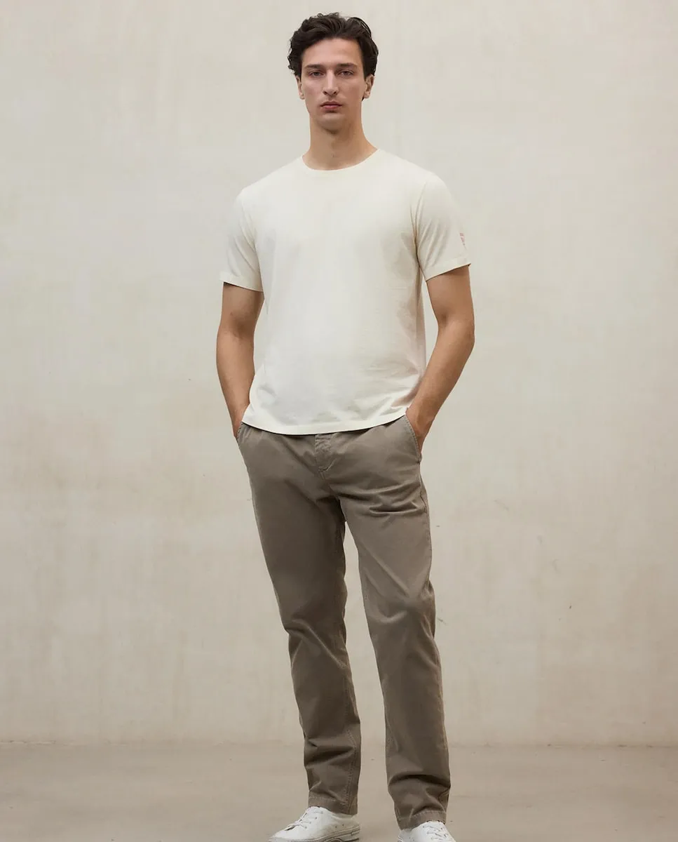 Мужская футболка с коротким рукавом и принтом на спине Ecoalf, белый
Мужская футболка с коротким рукавом и принтом на спине Ecoalf, белый