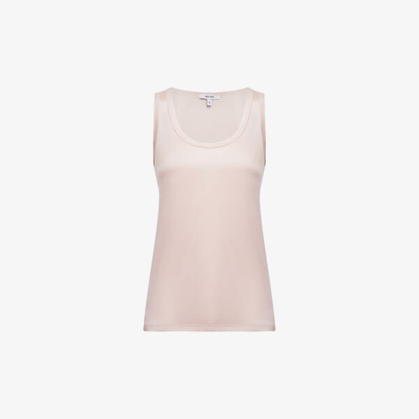 Топ Riley из смесового шелка с круглым вырезом Reiss, цвет nude
Топ Riley из смесового шелка с круглым вырезом Reiss, цвет nude