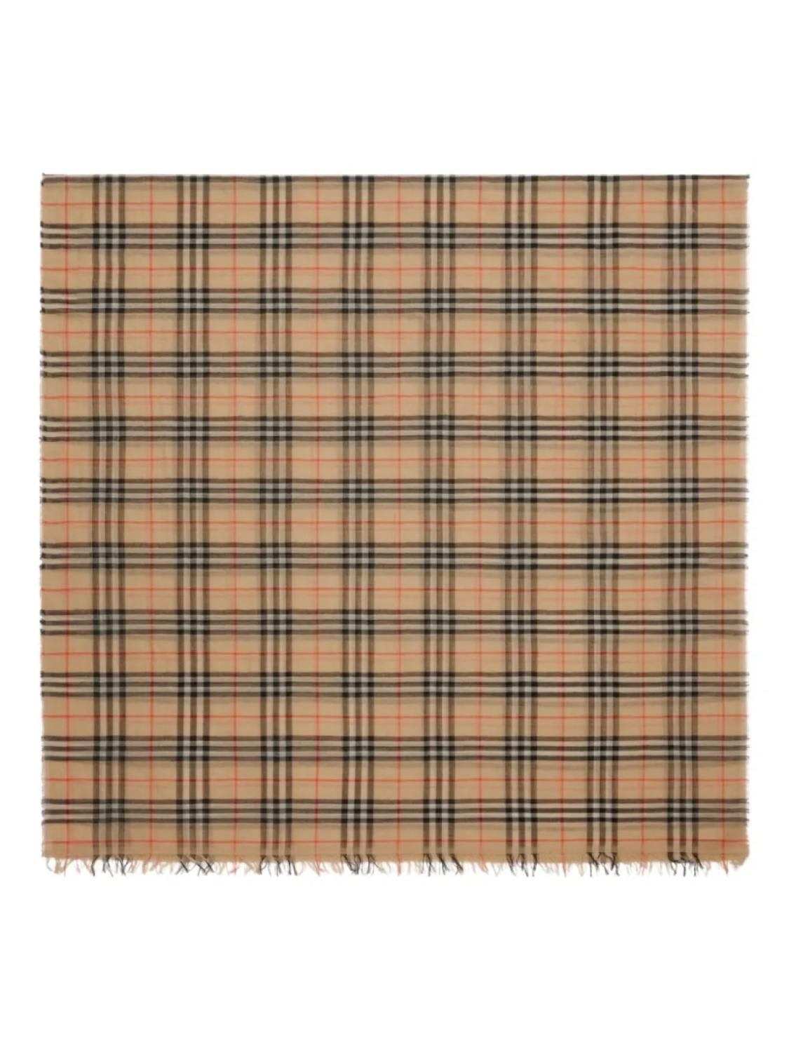 Клетчатый шарф Burberry, нейтральный
Клетчатый шарф Burberry, нейтральный