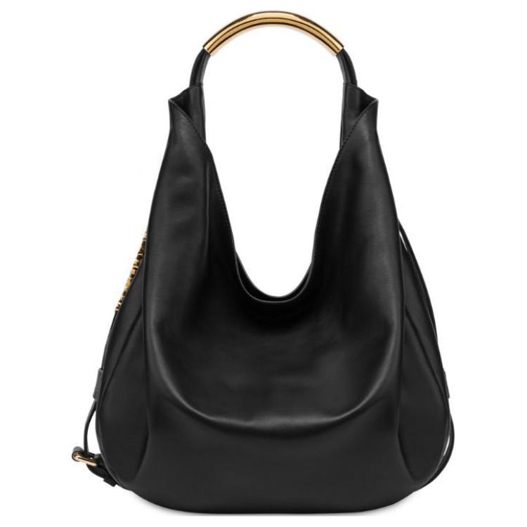 Кожаная женская сумка через плечо черная MOSCHINO
Кожаная женская сумка через плечо черная MOSCHINO