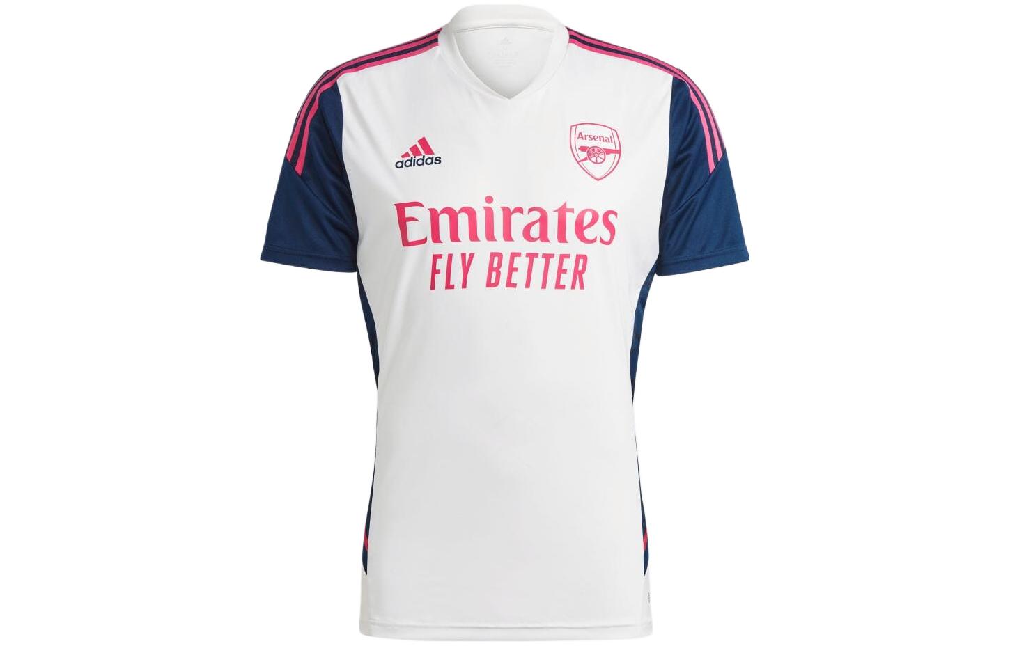 Футболка для тренировок Arsenal Condivo 22 Adidas, серо-белая 
Футболка для тренировок Arsenal Condivo 22 Adidas, серо-белая