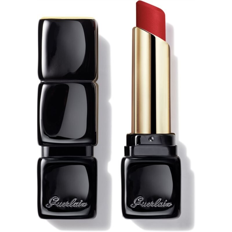 Guerlain, Kisskiss Tender Matte, стойкая губная помада с матовым эффектом, оттенок 910 Wanted Red, 3,5 г
Guerlain, Kisskiss Tender Matte, стойкая губная помада с матовым эффектом, оттенок 910 Wanted Red, 3,5 г