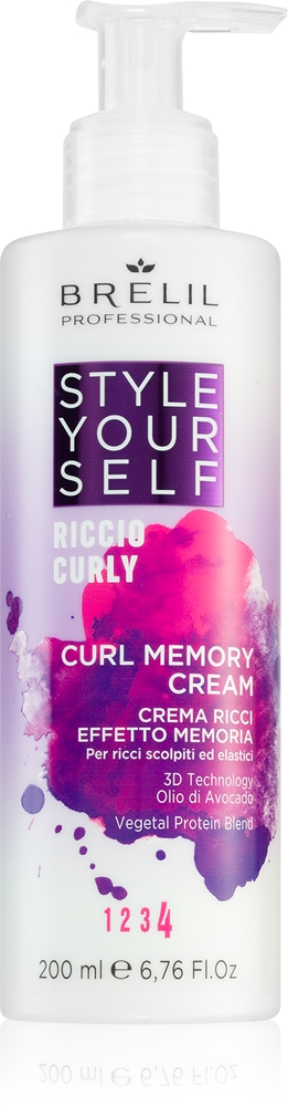 Крем для укладки волос Style yourself curl memory cream для волнистых и вьющихся волос Brelil Professional, 200 мл
Крем для укладки волос Style yourself curl memory cream для волнистых и вьющихся волос Brelil Professional, 200 мл