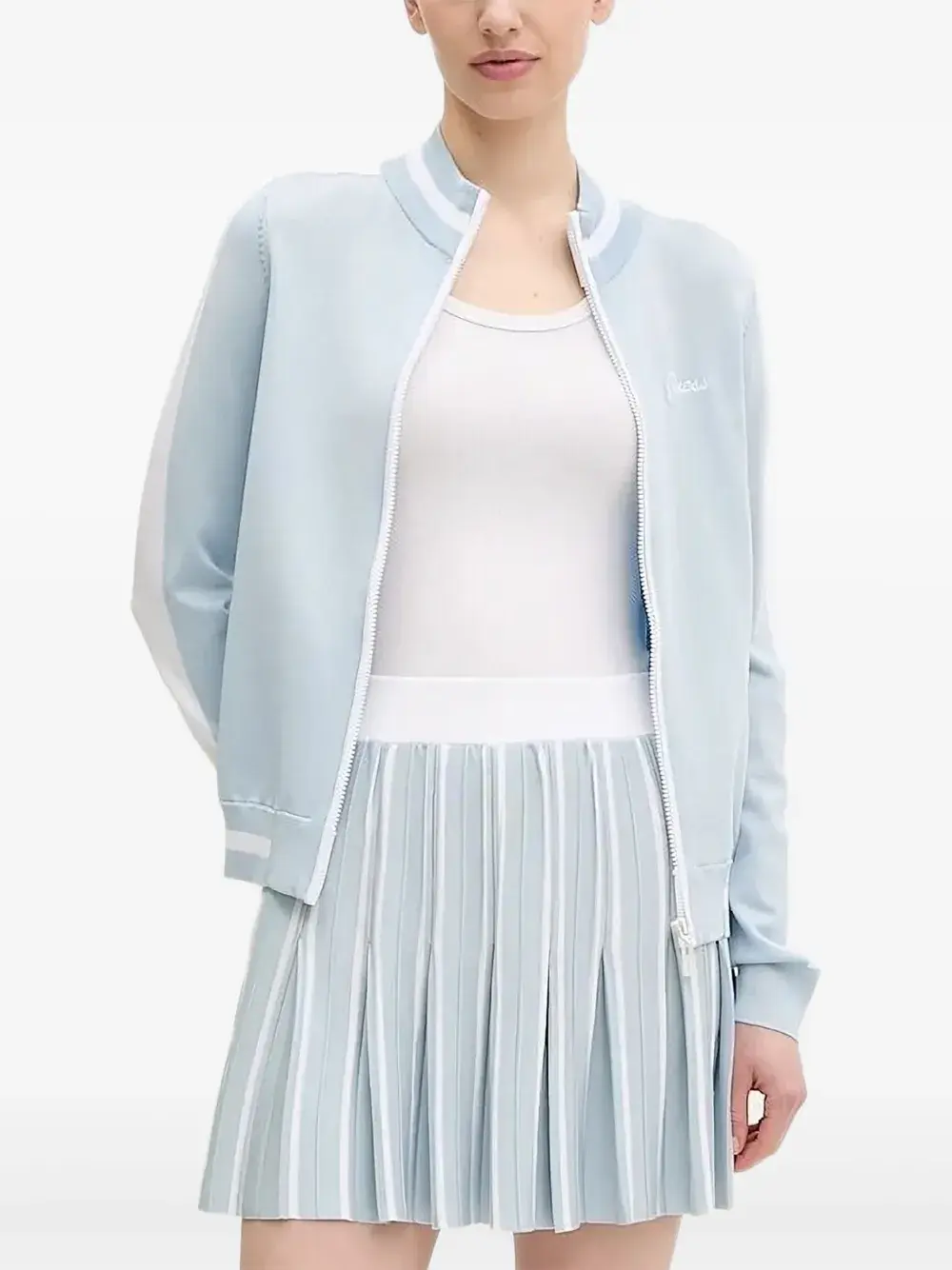 Полосатый кардиган на молнии GUESS USA, синий
Полосатый кардиган на молнии GUESS USA, синий