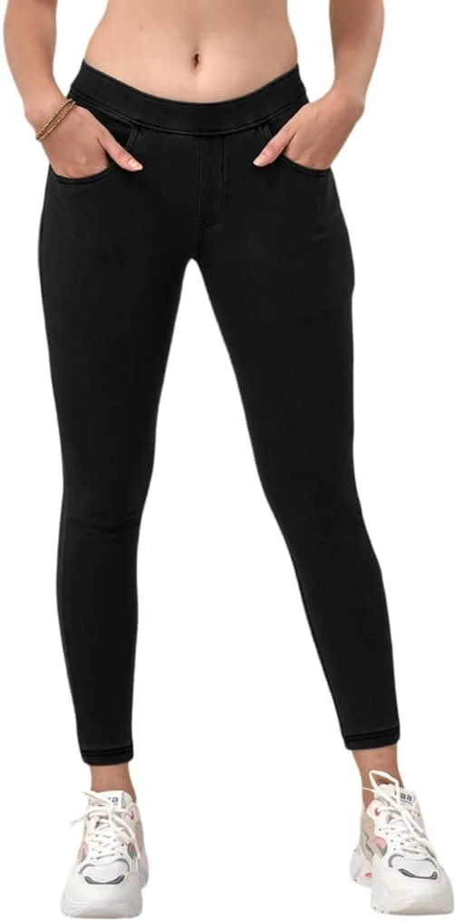 Женские джинсы Lyra Cotton Knitted с карманами | Модные удобные повседневные брюки
Женские джинсы Lyra Cotton Knitted с карманами | Модные удобные повседневные брюки