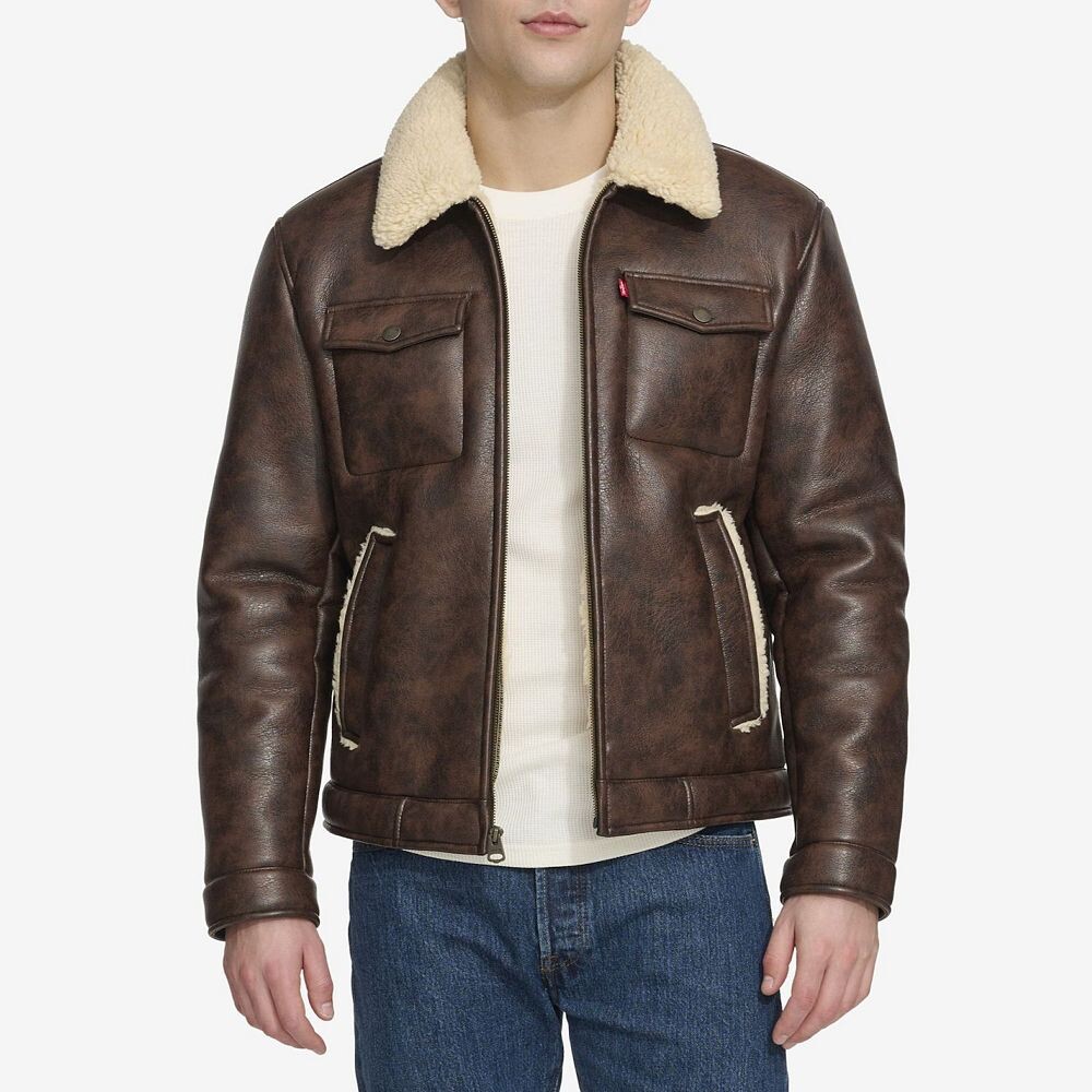 Куртка Levi's Faux Shearling Zip, коричневый
Куртка Levi's Faux Shearling Zip, коричневый