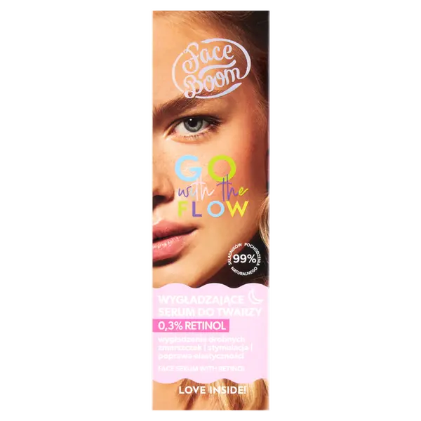 Разглаживающая ночная сыворотка для лица, 25 мл Faceboom Go with the flow
Разглаживающая ночная сыворотка для лица, 25 мл Faceboom Go with the flow
