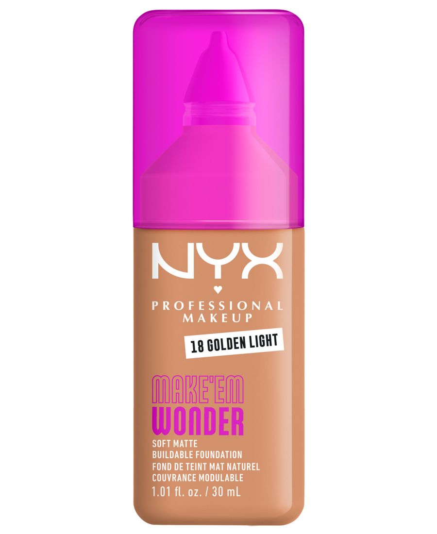 Тональный крем Wonder Foundation, 0,84 унции NYX Professional Makeup, цвет golden light
Тональный крем Wonder Foundation, 0,84 унции NYX Professional Makeup, цвет golden light