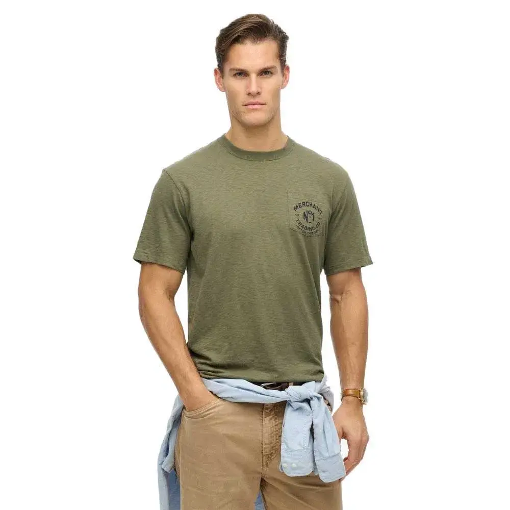 Футболка с коротким рукавом Superdry Merchant Graphic, зеленый
Футболка с коротким рукавом Superdry Merchant Graphic, зеленый