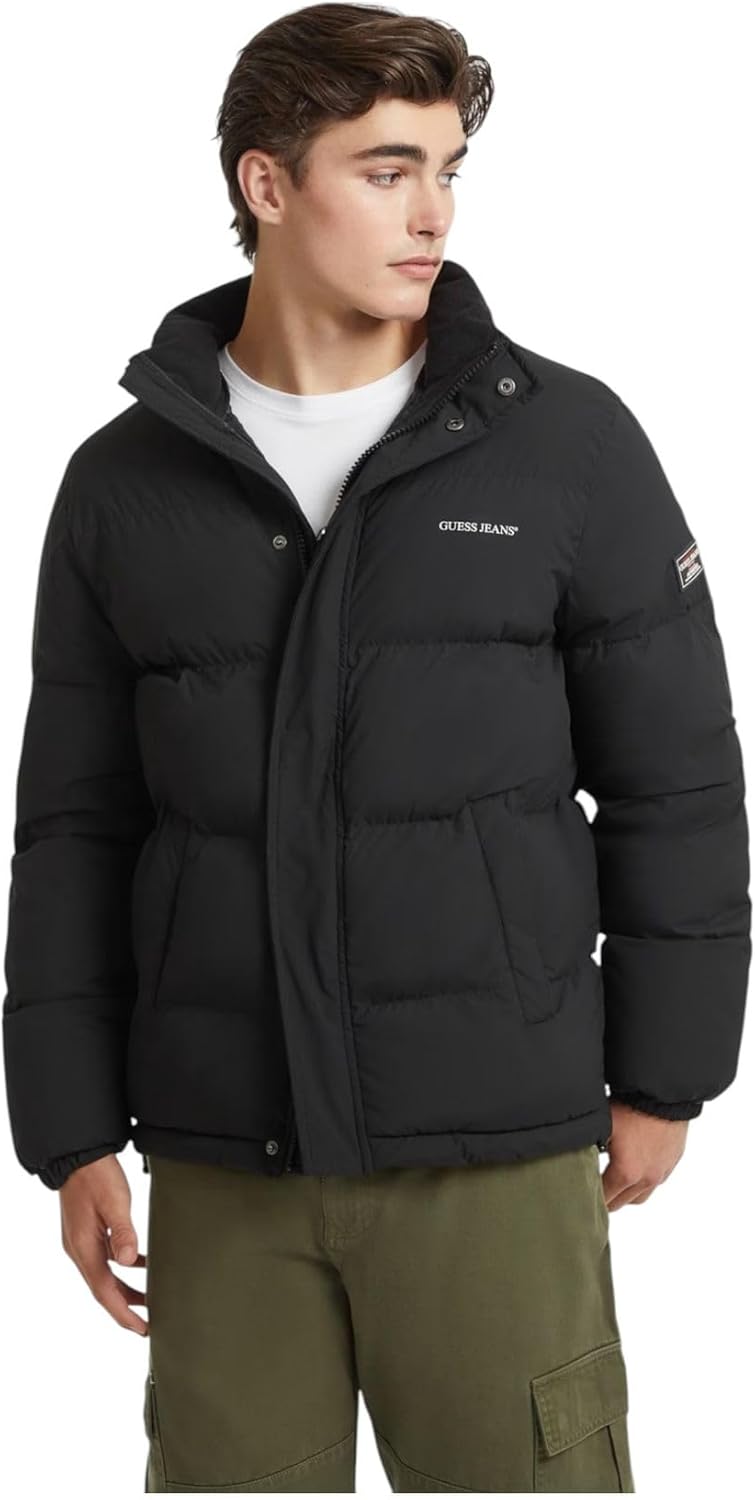 GUESS Обычная стеганая куртка, Black
GUESS Обычная стеганая куртка, Black
