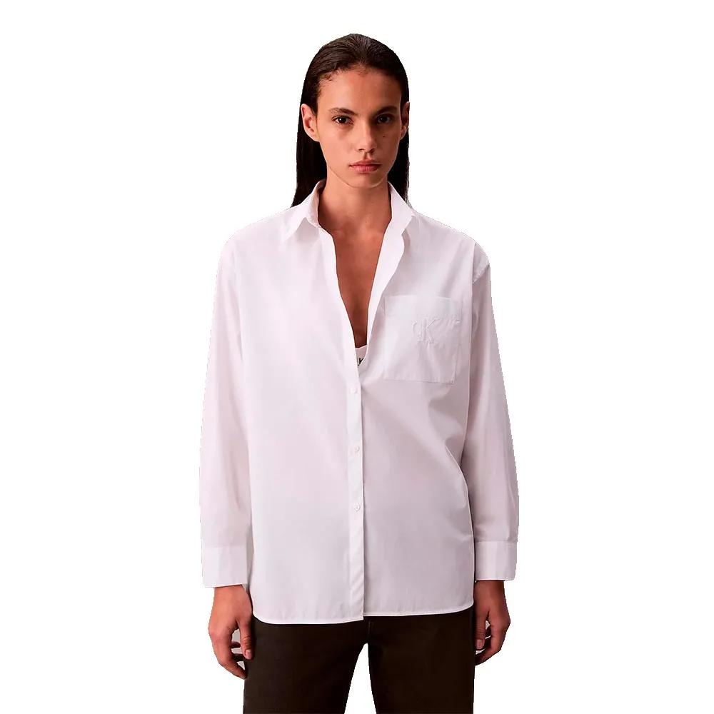 Рубашка с длинным рукавом свободного кроя Calvin Klein Jeans LV047C143G, белый
Рубашка с длинным рукавом свободного кроя Calvin Klein Jeans LV047C143G, белый