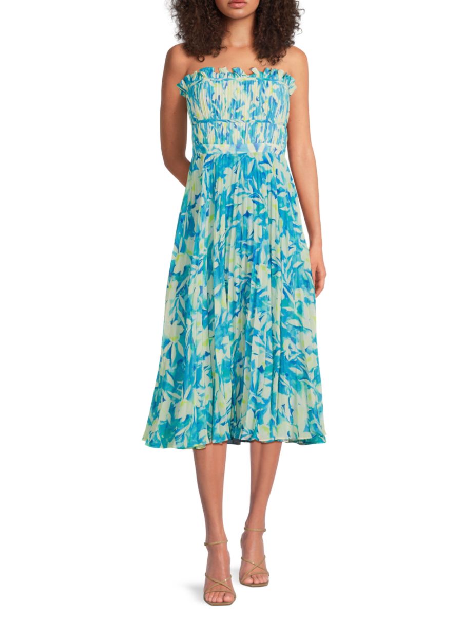 Платье-миди Scottie с цветочным принтом и складками-гармошкой Amur, цвет True Blue
Платье-миди Scottie с цветочным принтом и складками-гармошкой Amur, цвет True Blue