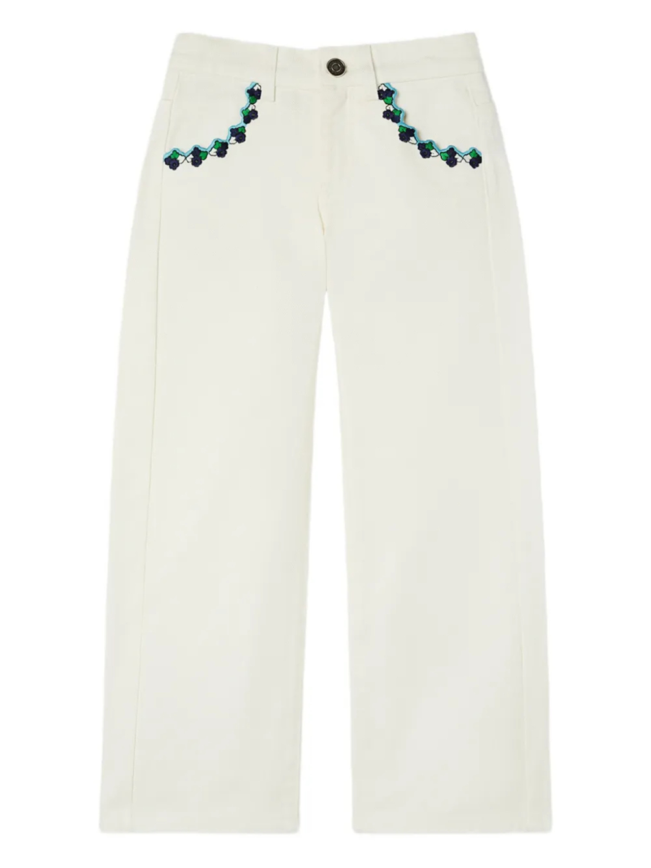 Джинсы с вышитыми карманами PUCCI Junior, белый
Джинсы с вышитыми карманами PUCCI Junior, белый