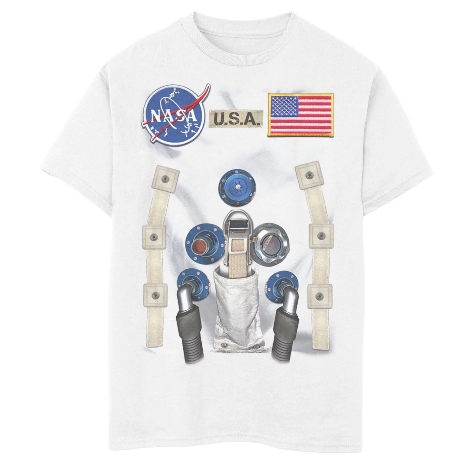 Костюм астронавта НАСА США для мальчиков 8–20 лет, футболка с рисунком Licensed Character
Костюм астронавта НАСА США для мальчиков 8–20 лет, футболка с рисунком Licensed Character