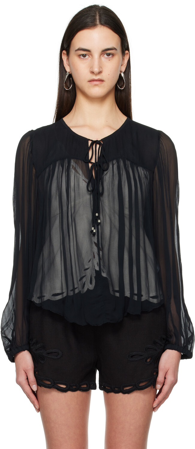 Черная блузка Advika Isabel Marant Etoile
Черная блузка Advika Isabel Marant Etoile