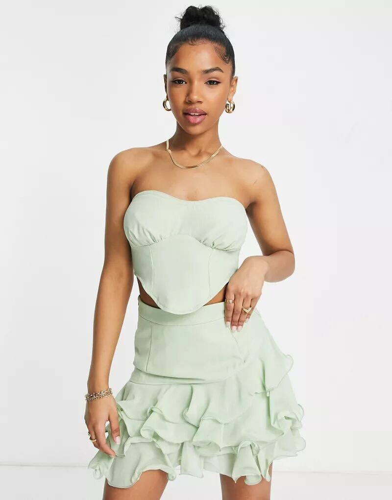 Мятный корсетный топ Saint Genies
Мятный корсетный топ Saint Genies