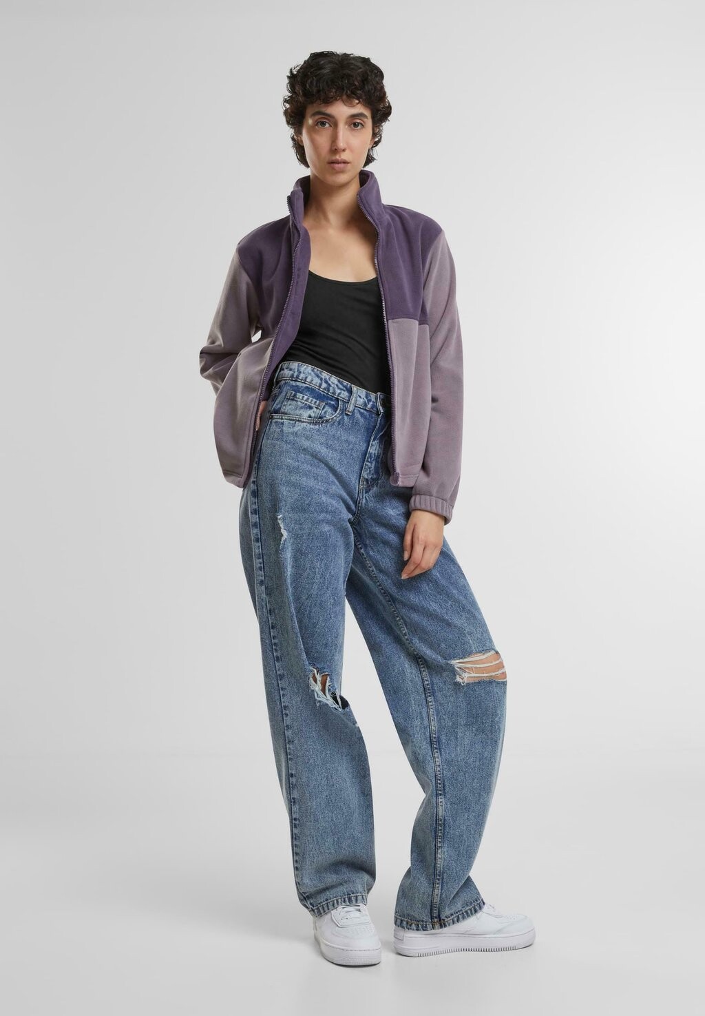 Флисовая куртка DOUBLE Urban Classics, фиолетовый
Флисовая куртка DOUBLE Urban Classics, фиолетовый