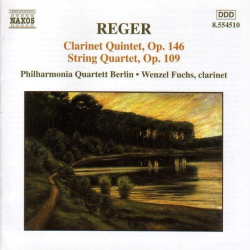 CD диск Reger / Fuchs / Philharmonia Quartett Berlin: Clarinet Quintet Op 146 / String Quartet Op 109
CD диск Reger / Fuchs / Philharmonia Quartett Berlin: Clarinet Quintet Op 146 / String Quartet Op 109