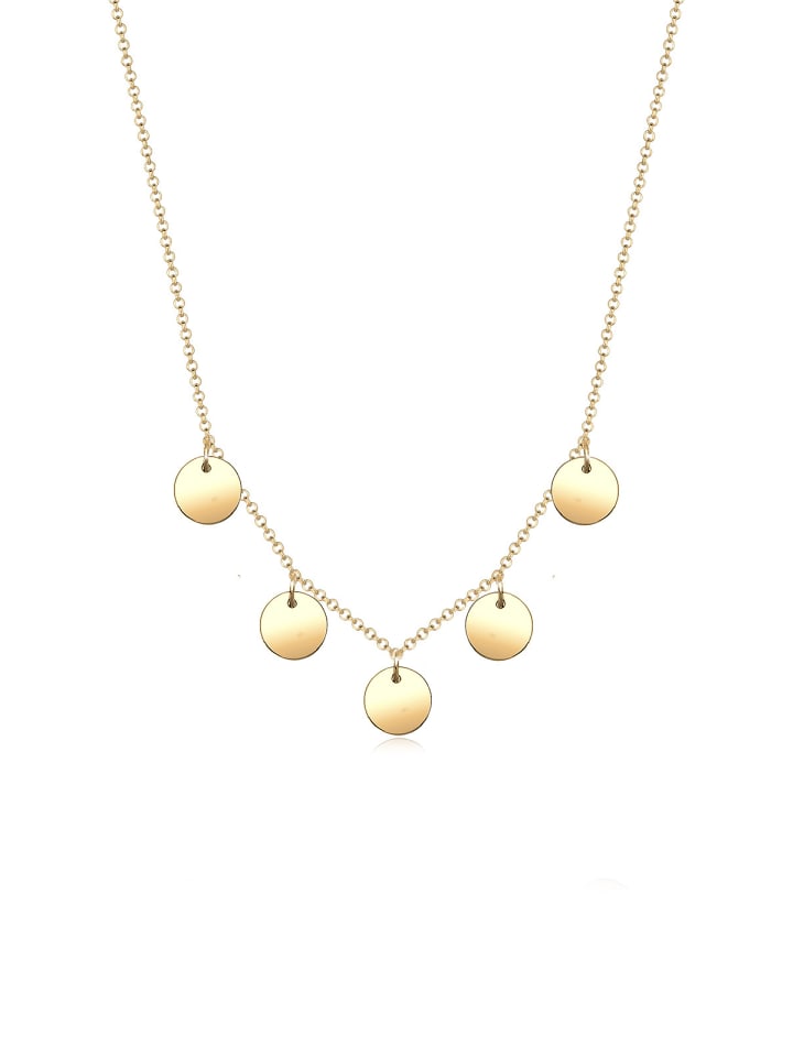 Elli Колье из серебра 925 пробы с геометрическим орнаментом в виде круга и диска в золотом исполнении
Elli Колье из серебра 925 пробы с геометрическим орнаментом в виде круга и диска в золотом исполнении