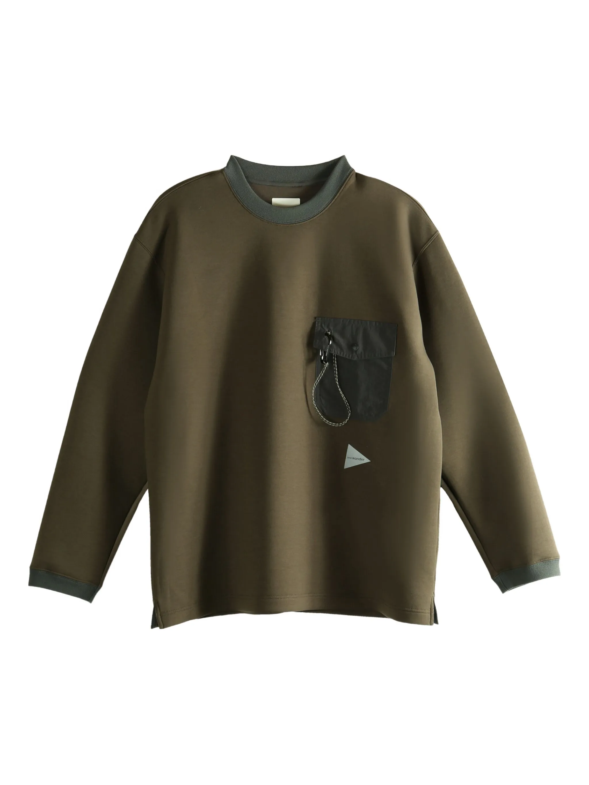 Толстовка с нагрудным карманом And Wander, коричневый
Толстовка с нагрудным карманом And Wander, коричневый