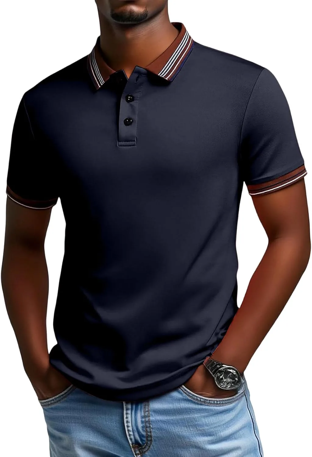 Мужская поло с коротким рукавом и воротником, Casual, летняя RODYETQQ
Мужская поло с коротким рукавом и воротником, Casual, летняя RODYETQQ