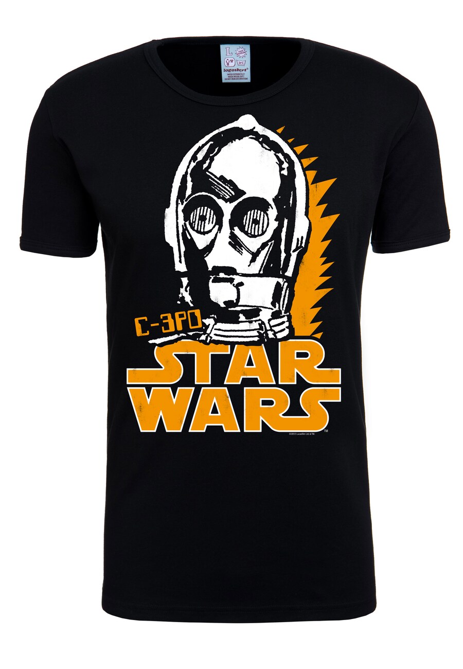 Рубашка LOGOSHIRT C-3PO, черный
Рубашка LOGOSHIRT C-3PO, черный
