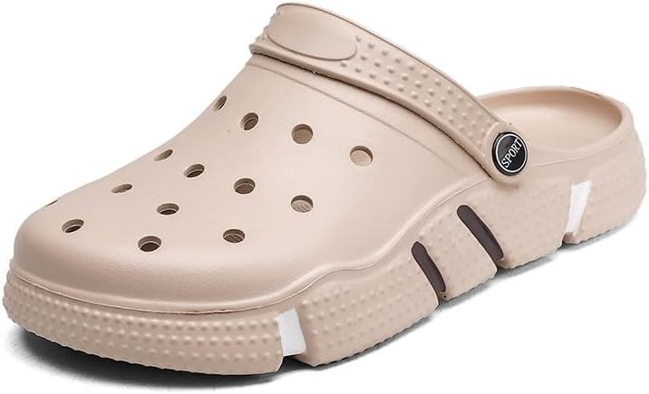 Унисекс сабо, садовая обувь, легкие нескользящие шлепанцы, повседневные пляжные сандалии с вырезами, обувь для взрослых Hhhchpm, хаки
Унисекс сабо, садовая обувь, легкие нескользящие шлепанцы, повседневные пляжные сандалии с вырезами, обувь для взрослых Hhhchpm, хаки