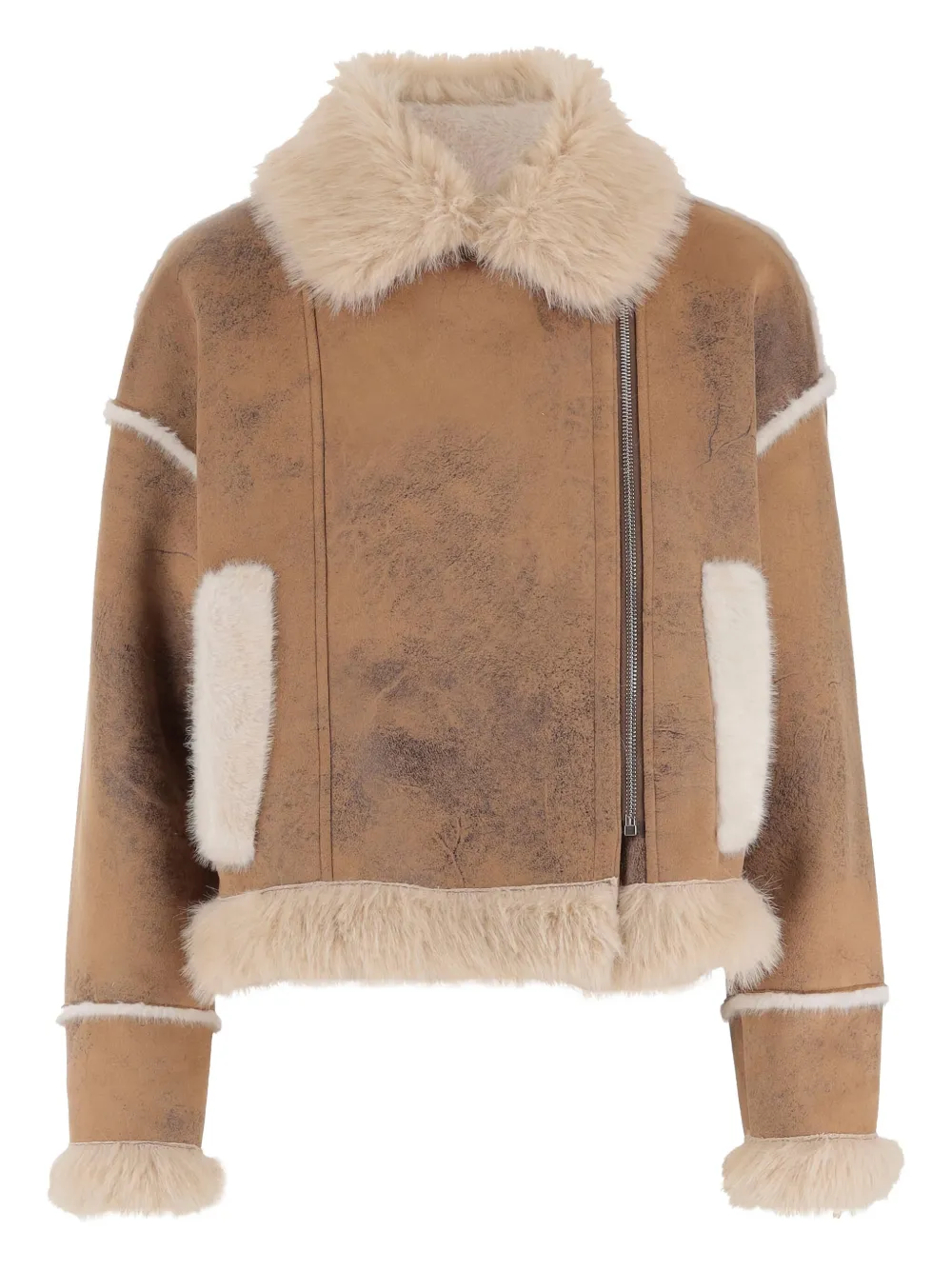 Куртка из искусственного меха с боковой молнией UNCOMMON, коричневый
Куртка из искусственного меха с боковой молнией UNCOMMON, коричневый
