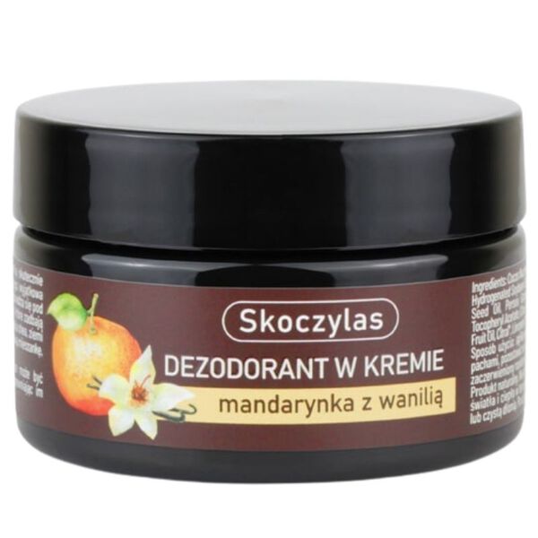 Дезодорант-крем мандарин с ванилью, без алюминиевой соли, 60 мл Skoczylas
Дезодорант-крем мандарин с ванилью, без алюминиевой соли, 60 мл Skoczylas